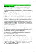 PA COSMETOLOGY LAWS 2025&sol;2026 QUESTIONS WITH ANSWERS RATED A&plus;