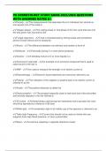 PA COSMETOLOGY STUDY GUIDE 2025&sol;2026 QUESTIONS WITH ANSWERS RATED A&plus;