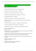 PA COSMETOLOGY TEST PAPER 2025&sol;2026 QUESTIONS WITH ANSWERS RATED A&plus;