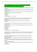PN FUNDAMENTALS EVALUATION EXAM 2025&sol;2026 QUESTIONS WITH ANSWERS RATED A&plus;