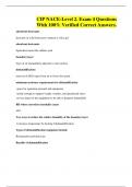 CJIS Exam Test Questions With Correct Answers&excl;&excl;