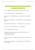 DOT CERTIFICATION EXAM 2025 ACTUAL EXAM 250 QUESTIONS AND CORRECT ANSWERS&vert;AGRADE