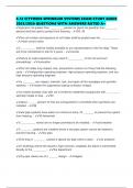 S-12 CITYWIDE SPRINKLER SYSTEMS EXAM STUDY GUIDE 2025&sol;2026 QUESTIONS WITH ANSWERS RATED A&plus;