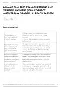 MHA 610 Final 2025 EXAM QUESTIONS AND VERIFIED ANSWERS &lpar;100&percnt; CORRECT ANSWERS&rpar; A&plus; GRADED &vert; ALREADY PASSED&excl;&excl;