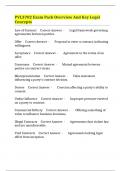 PVL3702 Exam Pack Overview and Key Legal Concepts