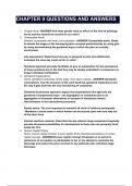 CHAPTER 9 QUESTIONS AND ANSWERS