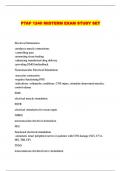PTAP 1240 MIDTERM EXAM STUDY SET