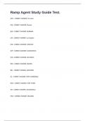 Ramp Agent Study Guide Test&period; 