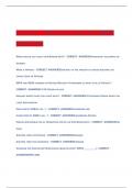 FIRE FIGHTER 1 - OFM EXAM STUDY QUESTIONS CORRECT ANWERS 2025