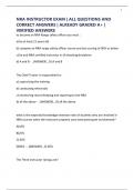 NRA INSTRUCTOR EXAM &vert; ALL QUESTIONS AND CORRECT ANSWERS &vert; ALREADY GRADED A&plus; &vert; VERIFIED ANSWERS