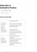 PAEA EOC &  Summative Practice