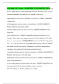 Nursing 102- exam 1 CORRECT ANSWERS 2025