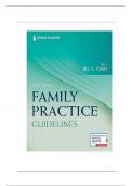 Test Banks For Family Practice Guidelines 6th Edition &lpar;Cash&comma;20223&rpar;&comma; Chapter 1-23 &vert; All Chapters&period;