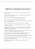 NIMS Test &num;1 Questions And Answers