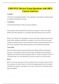 C836 WGU Review Exam Questions with 100&percnt; Correct Answers&period;