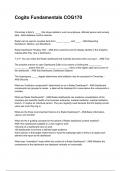 Cogito Fundamentals COG170 Questions with Answer Rationales &lpar;2026&sol;2027&rpar;
