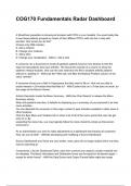 COG170 Fundamentals Radar Dashboard Questions with Answer Rationales &lpar;2026&sol;2027&rpar;