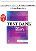 Test Bank - Applied Pharmacology for th&period;&period;&period;on - Haveles&comma; All Chapters 1 to 26