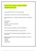 Psych 255 exam 4 with verified detailed answers