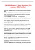 MIC 205A Chapter 5 Exam Questions With Answers 100&percnt; Verified 