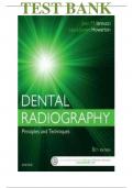 Dental Radiography Test Bank 5th Edition &vert; Exam Questions & Answers Pack