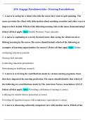 NURSING FOUNDATIONS &lpar;ATI ENGAGE&rpar; FUNDAMENTALS ACCURATE AND VERIFIED A&plus; RATED&period;&lpar;2025&sol;2026&rpar;