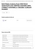 BASI Pilates Anatomy Exam 2025 EXAM QUESTIONS AND VERIFIED ANSWERS &lpar;100&percnt; CORRECT ANSWERS&rpar; A&plus; GRADED &vert; ALREADY PASSED&excl;&excl;