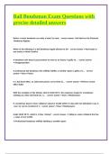Bail Bondsman Exam &lpar;196 Questions&rpar; with precise detailed answers