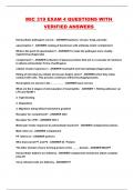 MIC 319 EXAM 4 QUESTIONS WITH VERIFIED ANSWERS 