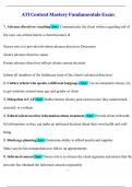 ATI Content Mastery Fundamentals Exam Questions With Complete Solutions&lpar;2025&sol;2026&rpar;