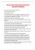 MIC319 FINAL EXAM QUESTIONS WITH ACCURATE ANSWERS 