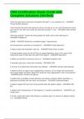 CMA Certification Study Guide with Complete Solutions &lpar;Verified&rpar;