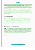 Real Property &ndash; MEE Rule Statements&comma; Practice Questions&comma; and Correct Answers &lpar;Multistate Essay Exam&comma; U&period;S&period; Bar Prep&rpar;
