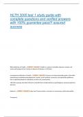 HLTH 3000 test 1 study guide with  complete questions and verified answers  with 100&percnt; guarantee pass&excl;&excl;&excl; assured  success 
