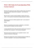 WGU C201 Study Set Exam Questions With Correct Answers 