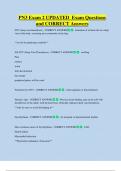 PN3 Exam 2 UPDATED  Exam Questions  and CORRECT Answers