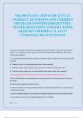 NSG300 EXAM 3 2025 WITH ACTUAL  CORRECT QUESTIONS AND VERIFIED  DETAILED ANSWERS &vert;FREQUENTLY  TESTED QUESTIONS AND SOLUTIONS  &vert;ALREADY GRADED A&plus;&vert;LATEST  UPDATE&vert;GUARANTEED PASS