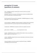 peregrine CJ exam questions & answers