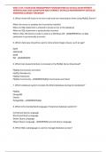 WGU C175 &sol; D426 DATA MANAGEMENT FOUNDATIONS OA ACTUAL EXAM NEWEST VERSION 2024-2025 QUESTIONS AND CORRECT DETAILED ANSWERSWITH DETAILED ANSWERS &vert;ALREADY GRADEDA&plus;