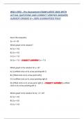 WGU C955 - Pre Assessment EXAM LATEST 2025 WITH  ACTUAL QUESTIONS AND CORRECT VERIFIED ANSWERS ALREADY GRADED A&plus; 100&percnt; GUARANTEED PASS&excl;             