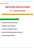 2026&sol;2027 HESI PN EXIT MED SURG EXAM V1&comma; V2&comma; V3&comma; V4&comma; V5&comma; V6&comma; V7&comma; QUESTIONS AND ANSWERS &lpar;VERIFIED REVISED FULL EXAM&rpar;