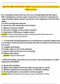 HESI PN EXIT MED SURG EXAM 2025&sol;2026 &ndash; Complete Exam Version V4 with Verified Questions and Answers