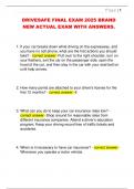 DRIVESAFE FINAL EXAM 2025 BRAND  NEW ACTUAL EXAM WITH ANSWERS&period;