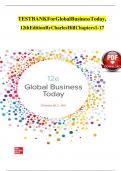 Global Business Today Global 8th Edition Hill Test Bank