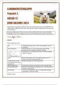 Gr 12 Landbouwetenskappe Vraestel 2 Junie 2025