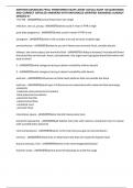 AWHONN ADVANCED FETAL MONITORING EXAM LATEST ACTUAL EXAM 130 QUESTIONS AND CORRECT DETAILED ANSWERS WITH RATIONALES &lpar;VERIFIED ANSWERS&rpar; &vert;ALREADY GRADED A&plus;