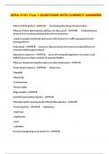 SPEA V181 Test 1 QUESTIONS WITH CORRECT ANSWERS 
