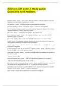 ASU ecn 221 exam 3 study guide Questions And Answers