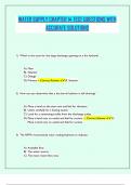 WATER SUPPLY CHAPTER 14 TEST QUESTIONS WITH ACCURATE SOLUTIONS