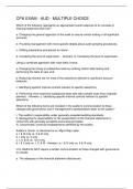 CPA EXAM - AUD - MULTIPLE CHOICE